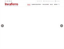 Tablet Screenshot of inkaferro.com.pe